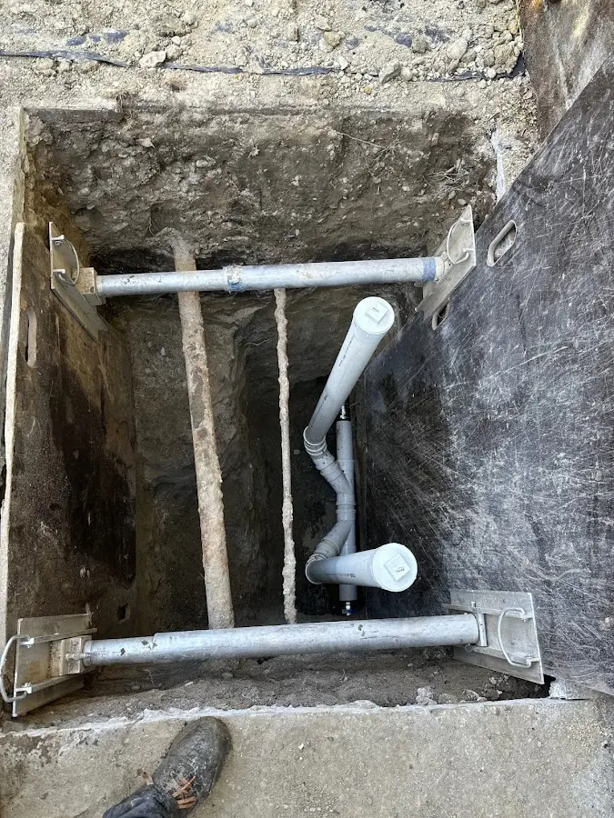 Experienced plumber completing Gas Line Repair work in Lynchburg, Moore County